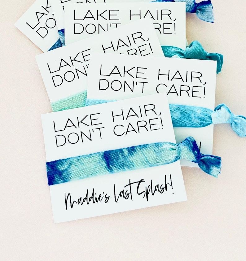 ¡Pelo de lago, no importa! / Vida en el lago, despedida de soltera, viaje personalizado al lago para chicas, escapada de fin de semana para chicas, viaje de camping. imagen 2