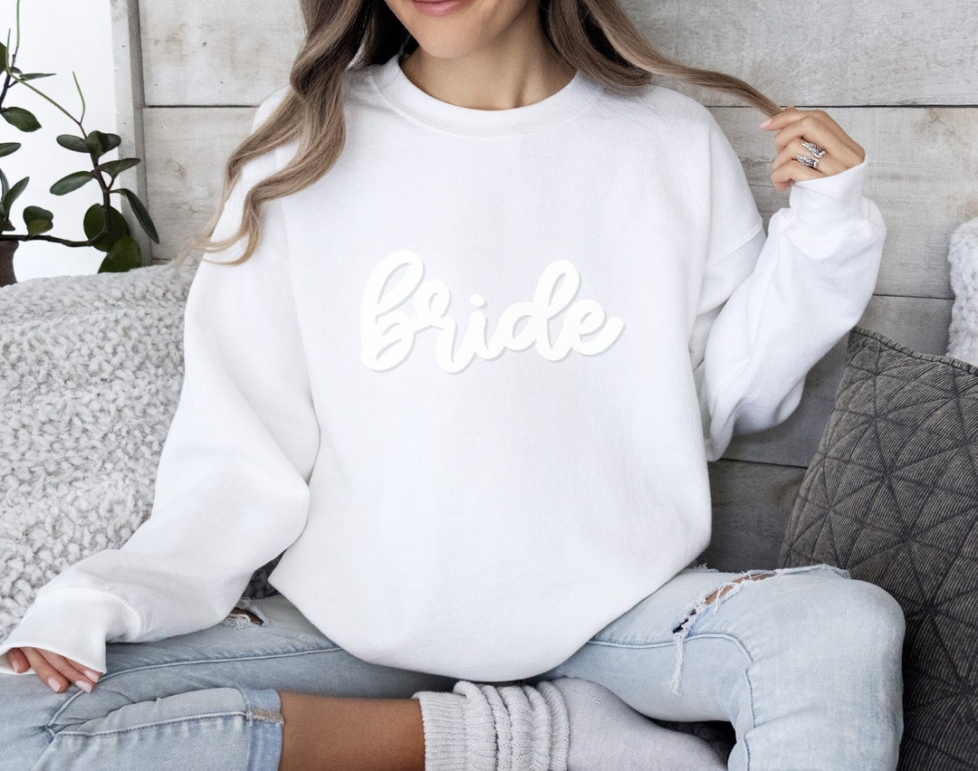 Bride Silver Sequin Sweatshirt main image 1