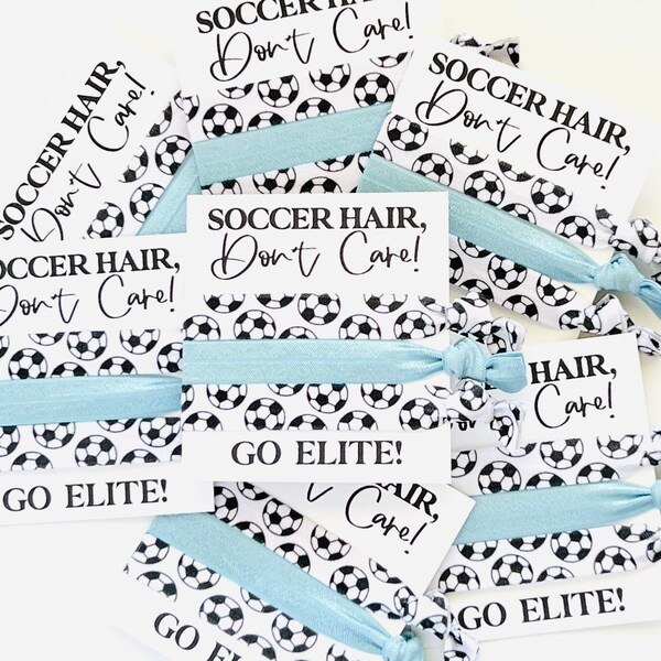 Soccer Hair Ties Etsy