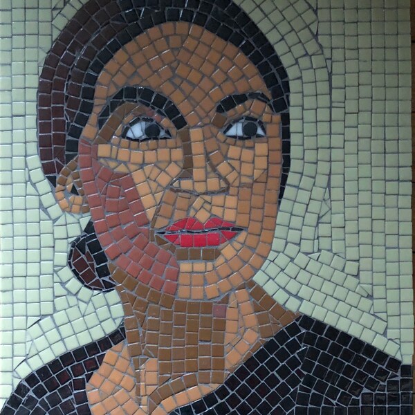 Mosaic Portrait: Alexandria Ocasio-Cortez