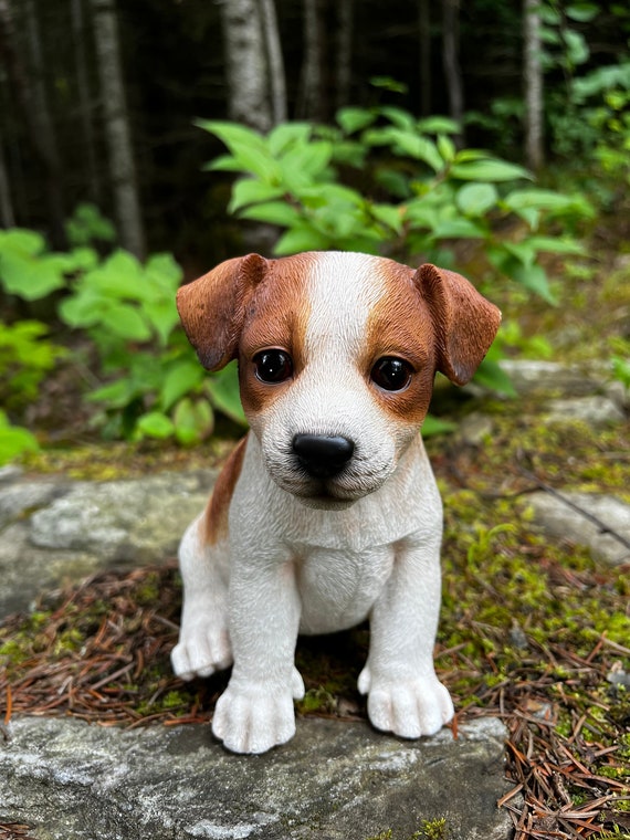 Jack Russell Terrier Dog Statue Puppy Figurine 6 inches High