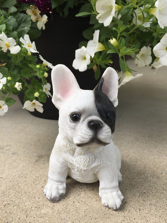 Buy French Bulldog Small Puppy Figurine Dog Sitting Resin Home and
