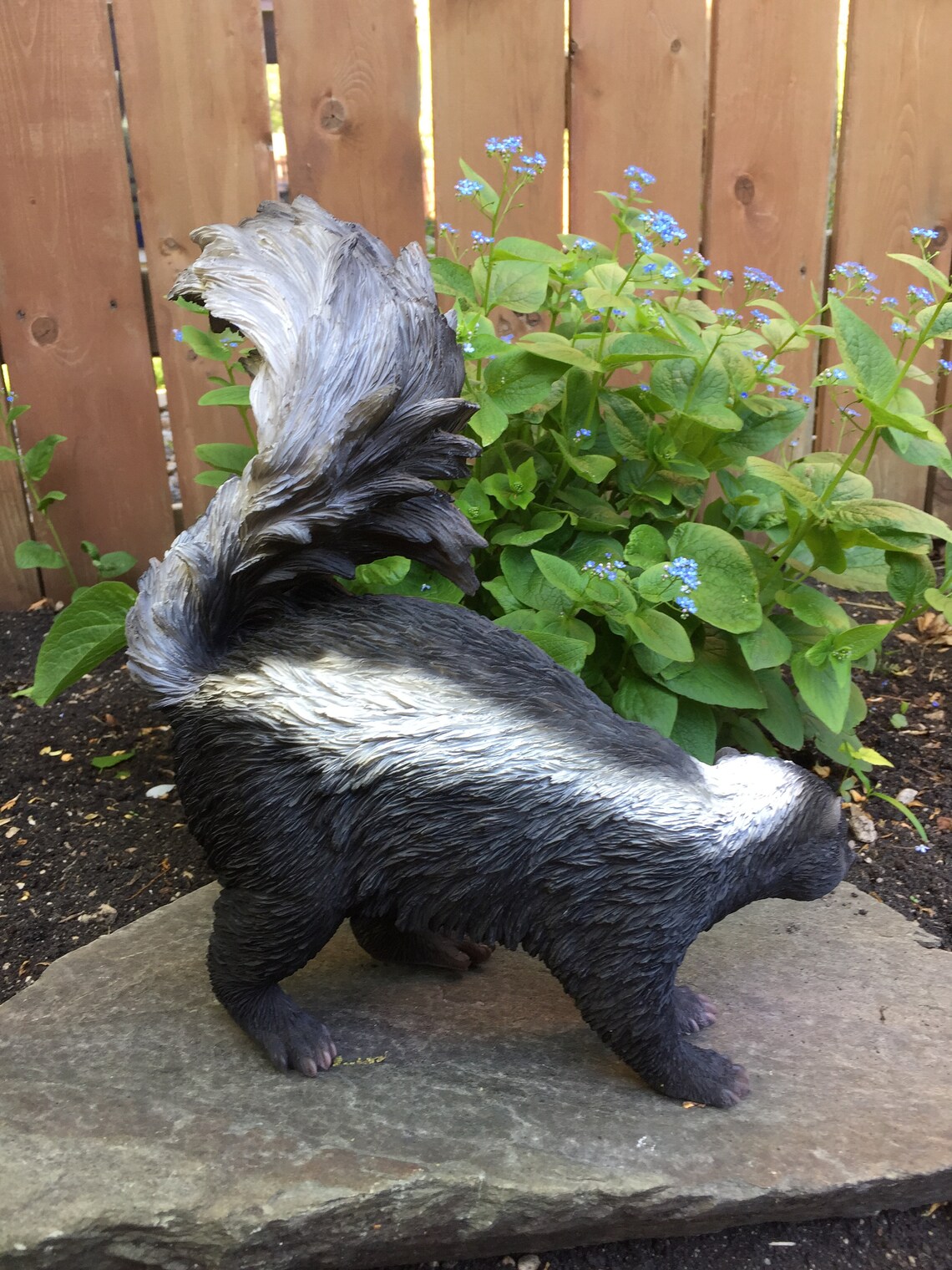 Skunk Figurine Statue Countryside Animal Home Garden - Etsy UK