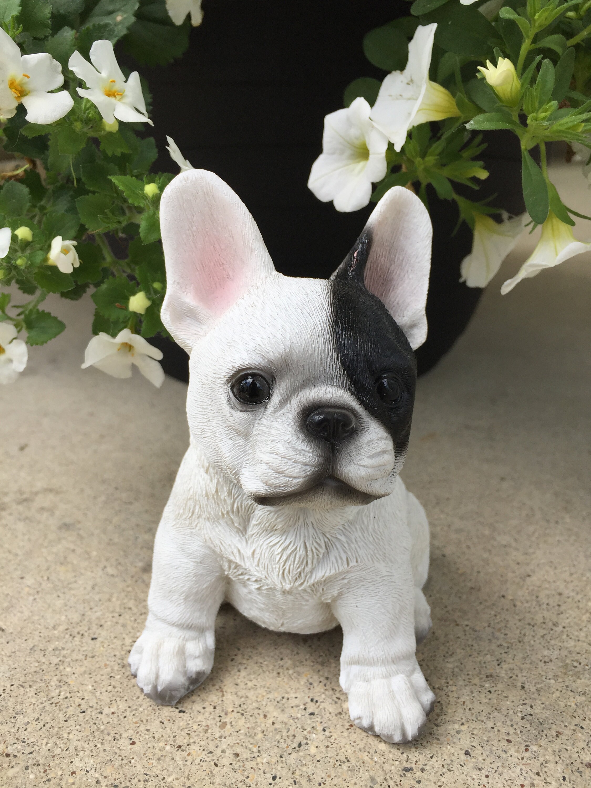 French Bulldog Small Puppy Figurine Dog Sitting Resin Home -  Portugal