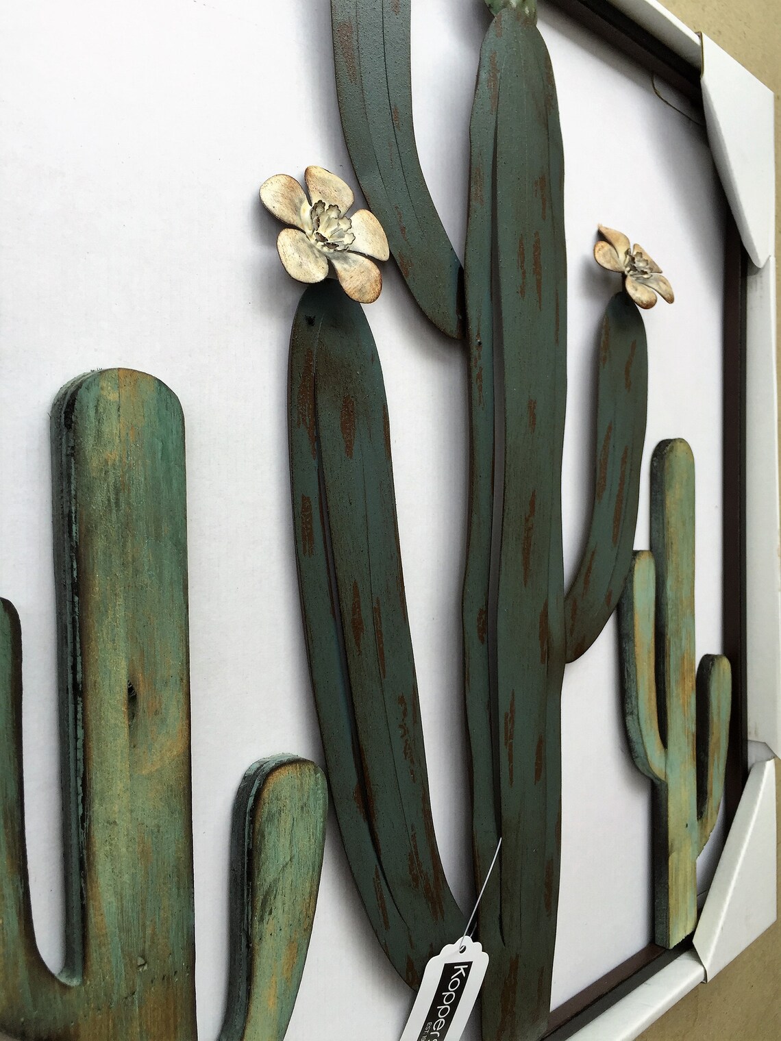 Metal Cactus Wall Plaque Sign Home Garden Decor Cactus Wall Etsy