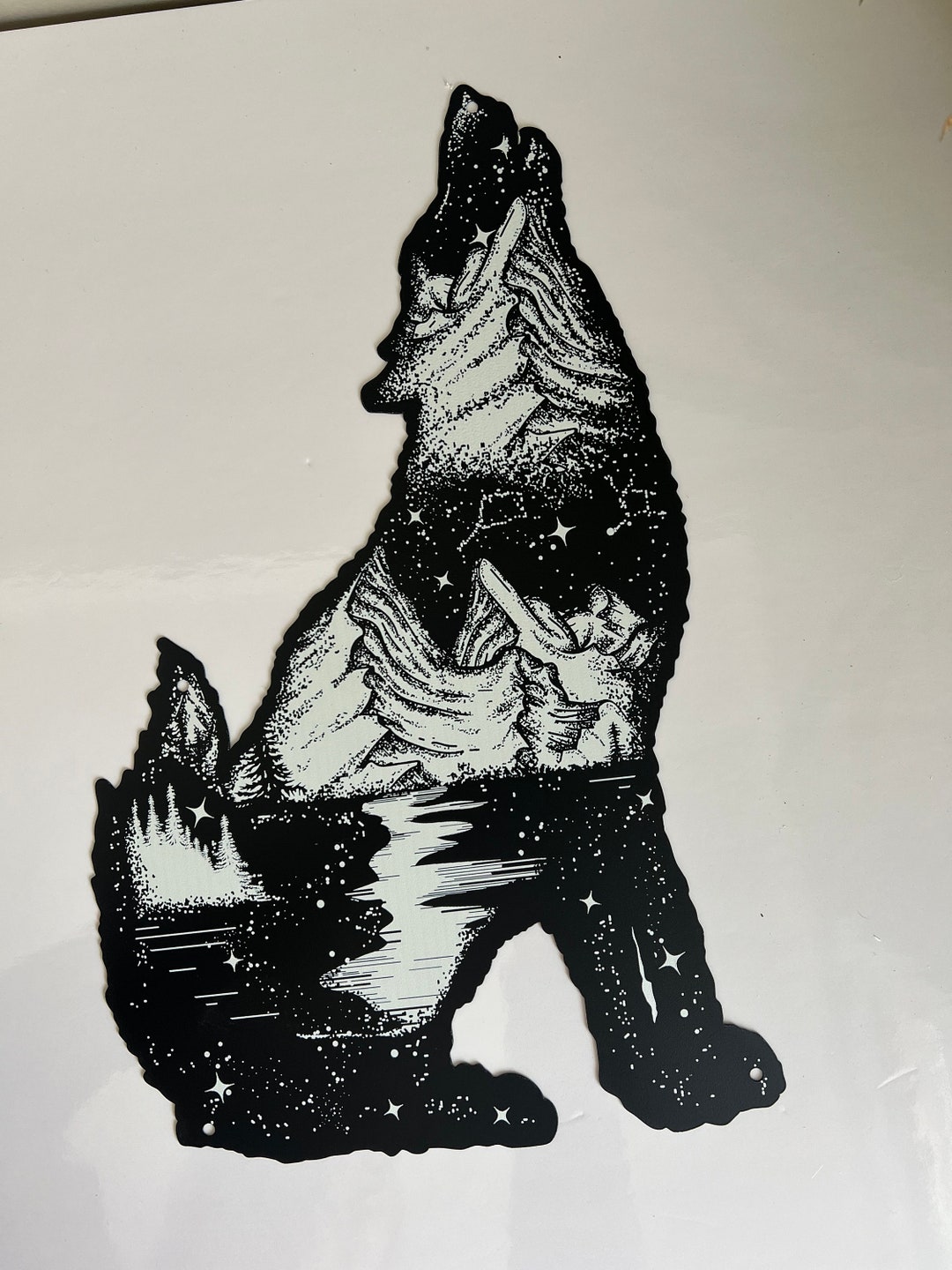 Wolf Howling Native American Indian Spirit Animal Tattoos Etsy