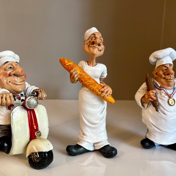 Chef Figurines Etsy
