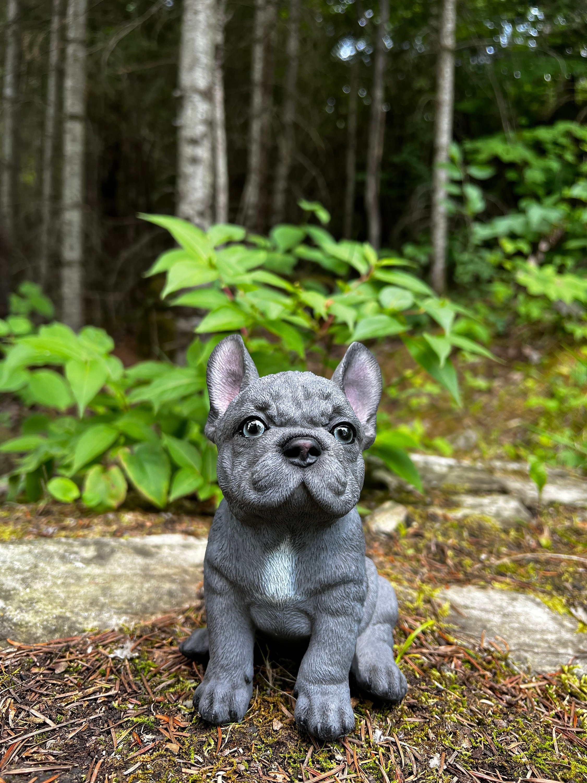 French Bulldog Small Puppy Figurine Dog Sitting Resin Home -  Portugal