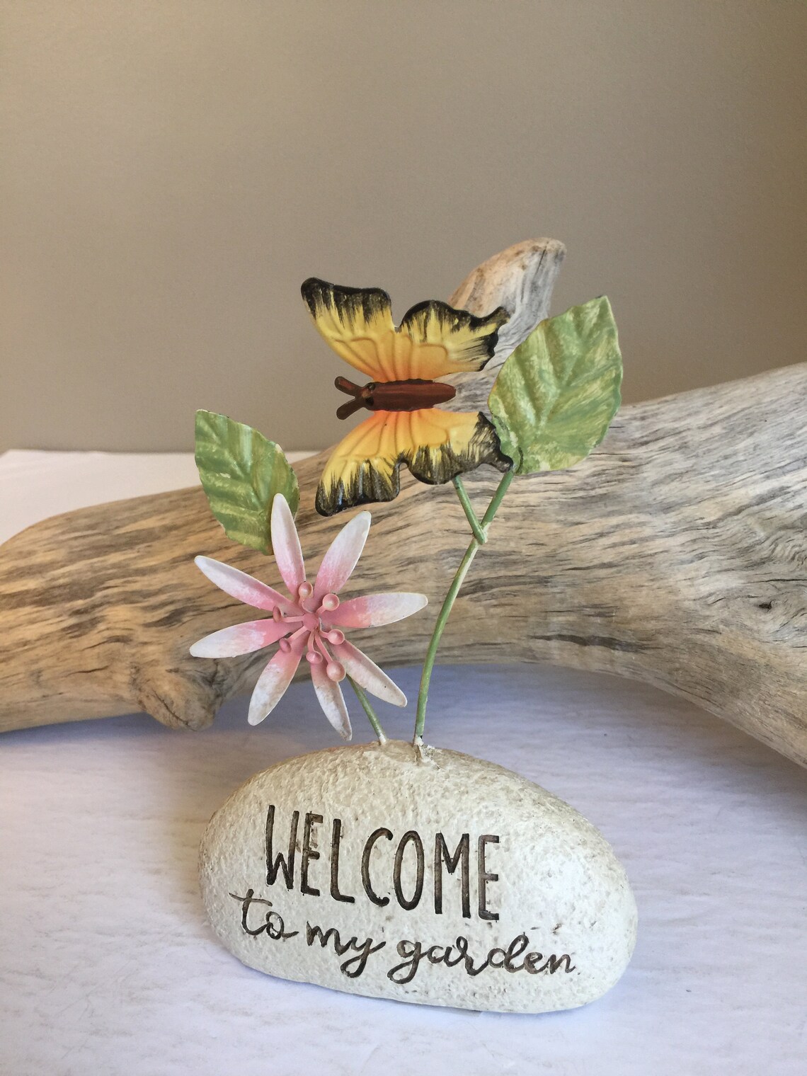 Small Garden Stone With to My Garden 5.5 Inches H. Etsy