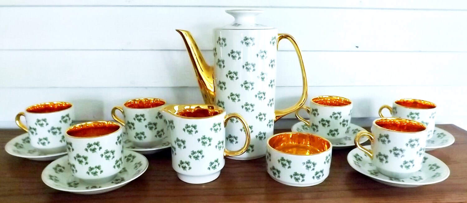 Arklow Ireland China Teaset Patricia Pattern c1970s Etsy