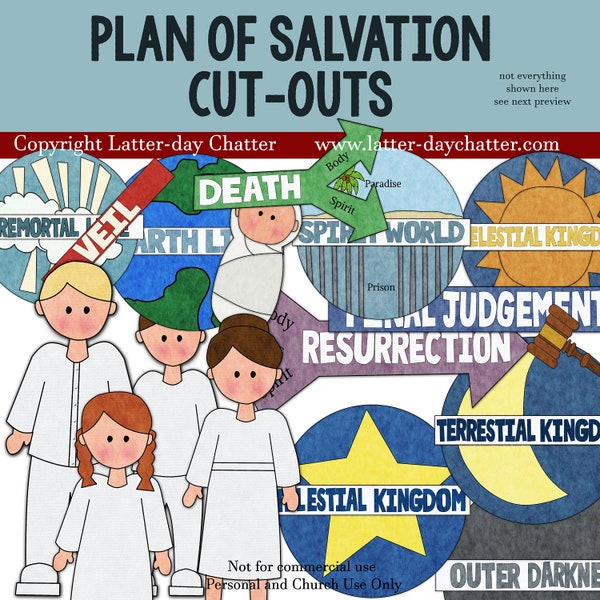 Plan of Salvation Cut-outs