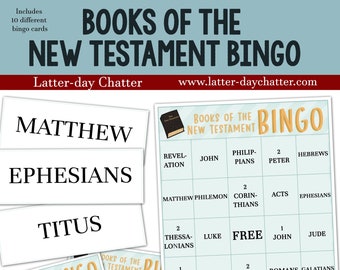 Books of the New Testament Bingo