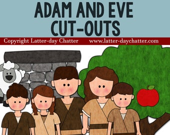 Adam and Eve Cut-outs