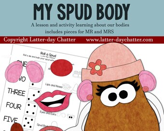 NEW: My Body Spud Game {Sunbeams}