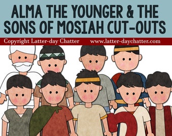 Alma the Younger and the Sons of Mosiah Jumbo Cut-outs