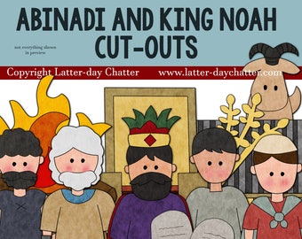 Abinadi and King Noah Cut-outs