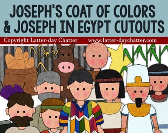 Joseph's Coat of Colors and Joseph in Egypt Cut-outs