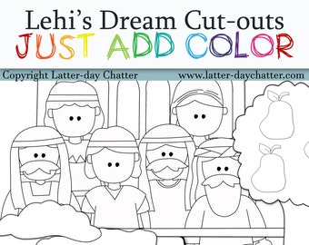 Lehi's Dream Cut-outs-JUST ADD COLOR