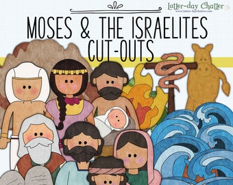 NEW: Moses & the Israelites Cut-outs
