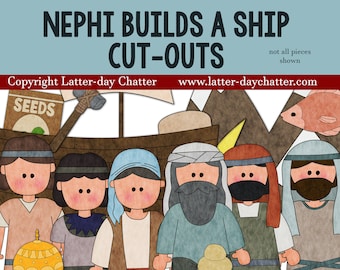 Nephi Builds a Ship Cut-outs