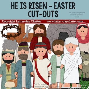 He is Risen- Easter Cut-outs