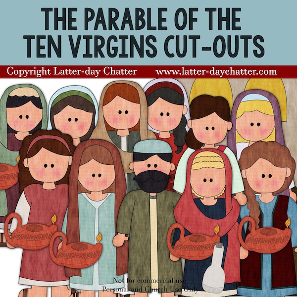 The Parable of the Ten Virgins Cut-outs