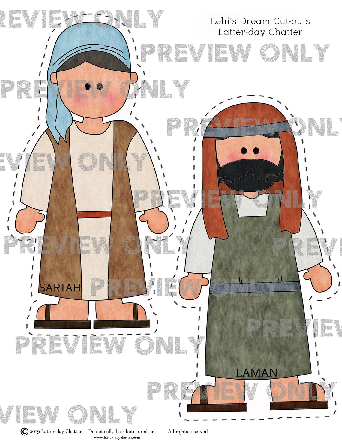 Lehi's Dream Cut-outs - Etsy
