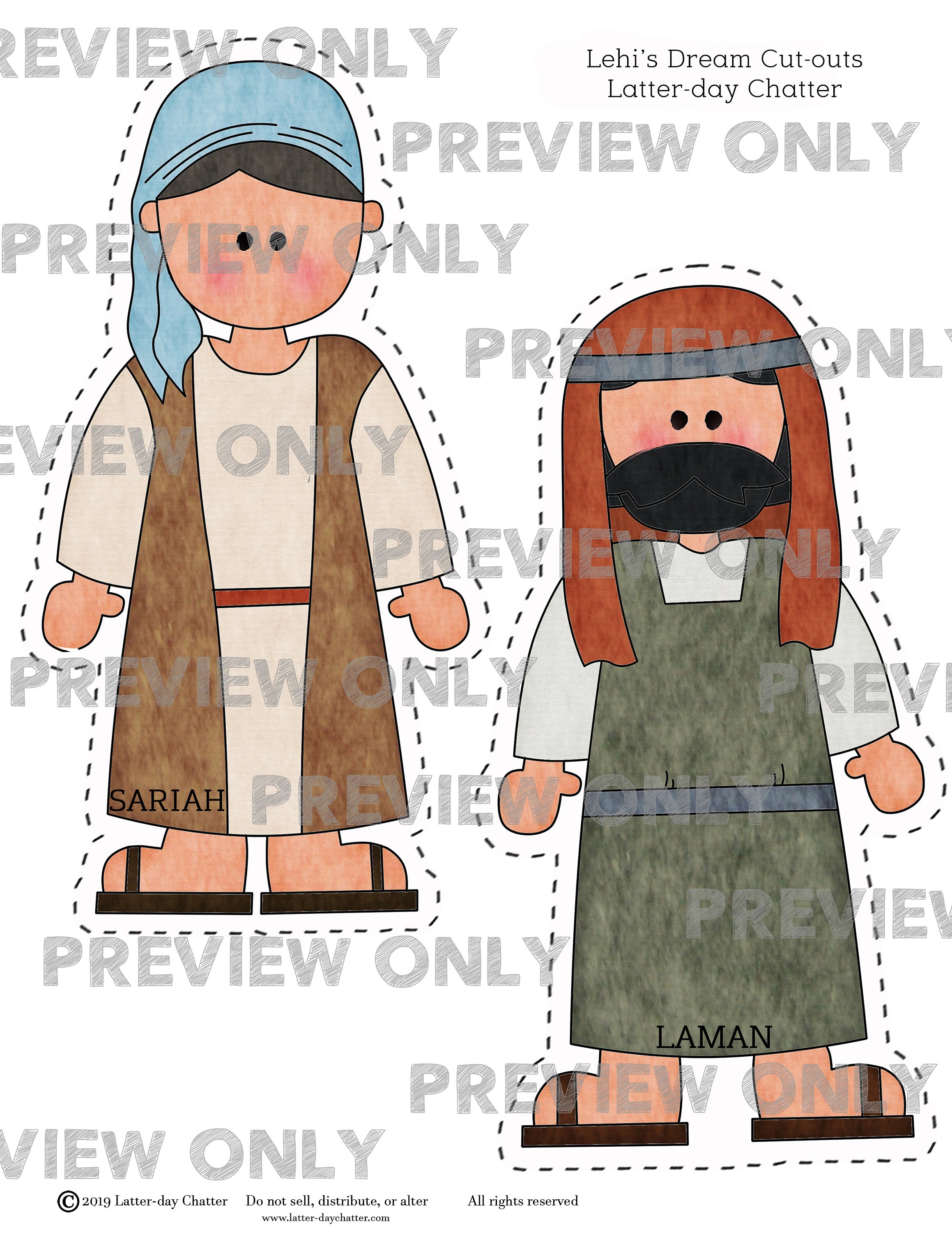 Lehi's Dream Cut-outs - Etsy
