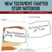 New Testament Chapter Study Notebook Etsy