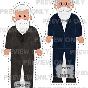 NEW: Latter-day Prophets Cut-outs image 3