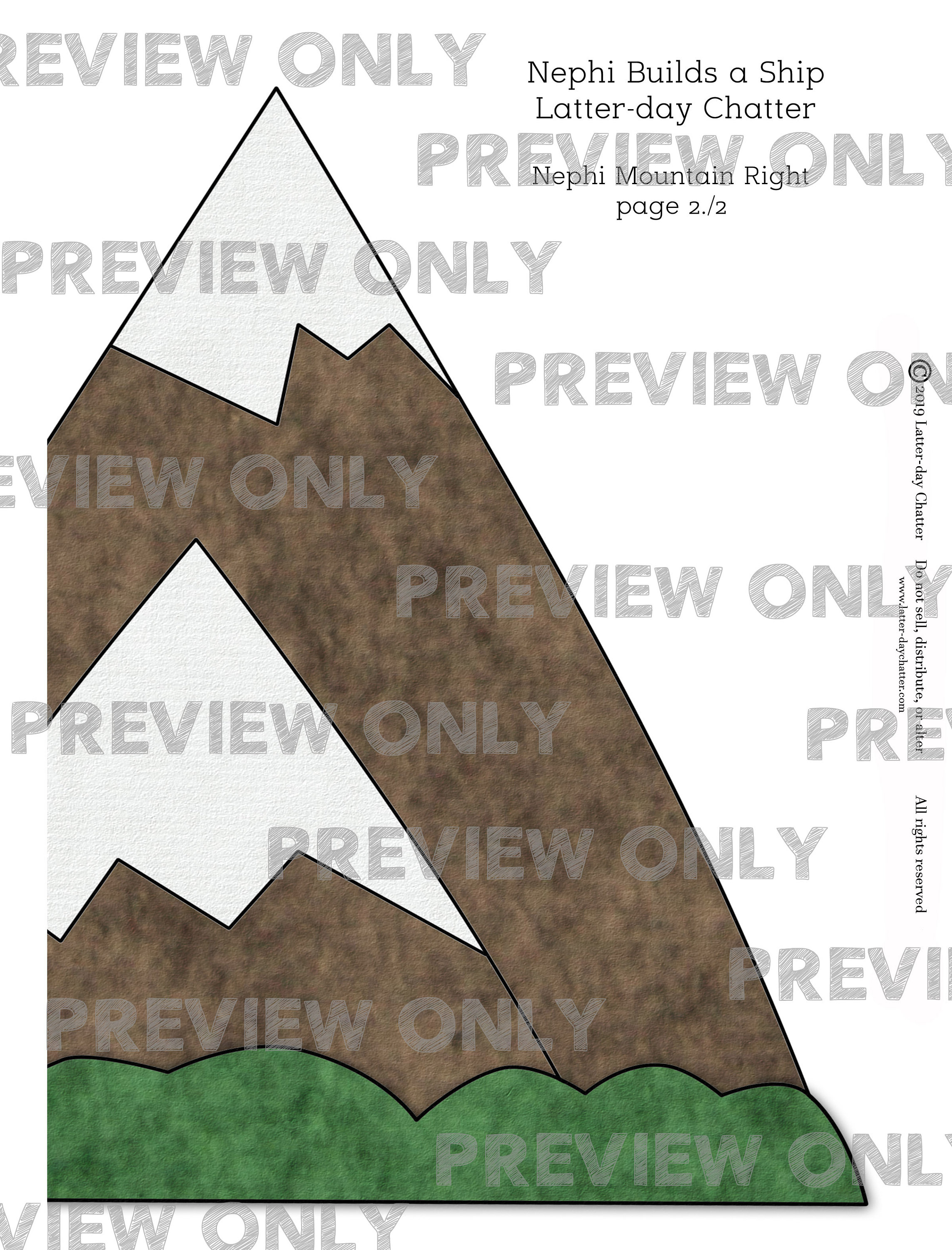 Nephi Builds a Ship Cut-outs (Download Now) - Etsy
