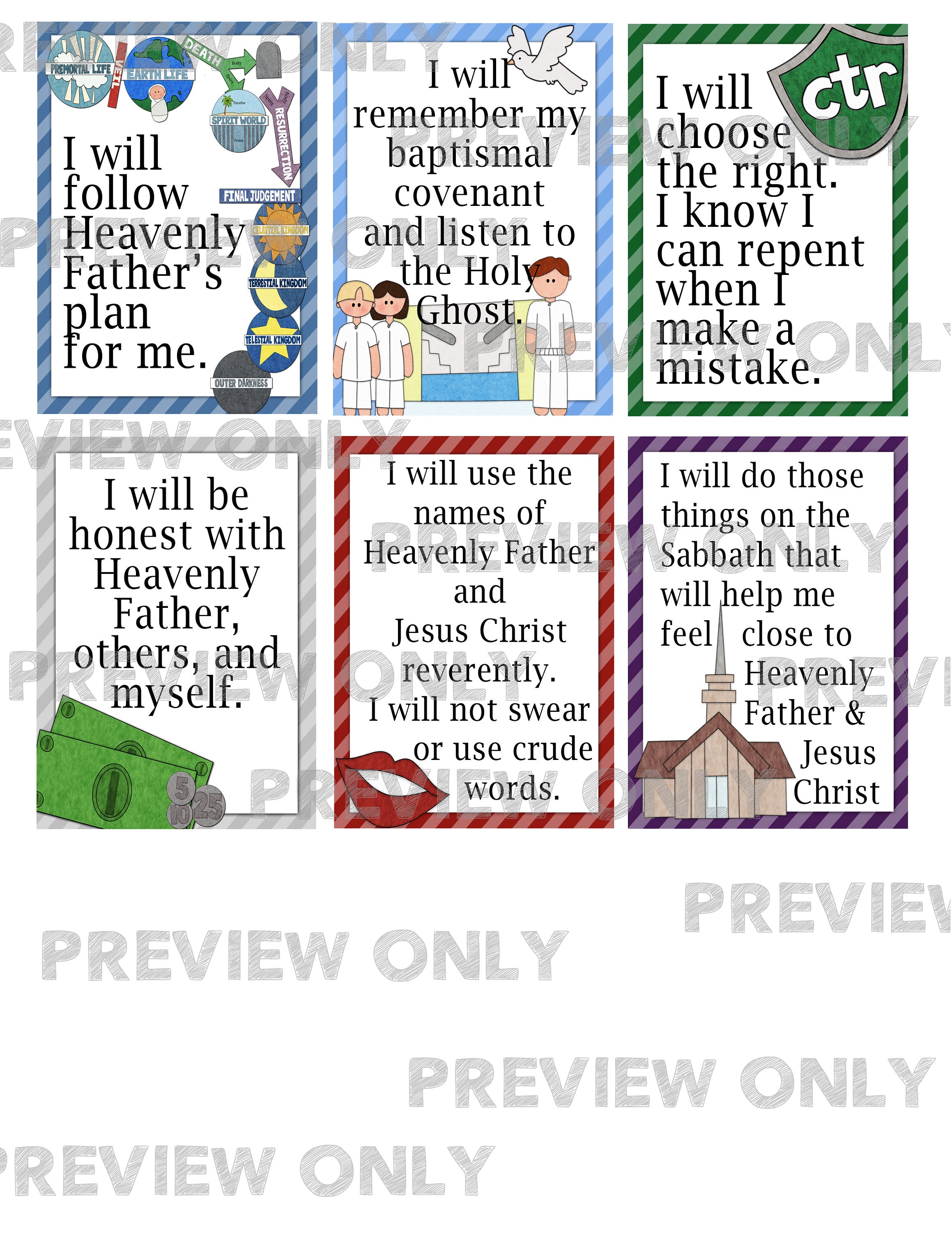 Gospel Standards Trading Cards - Etsy