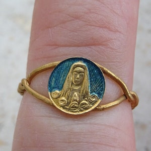 Bague religieuse ancienne Etsy France