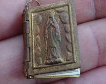 Religiöses kleines vergoldetes Messbuch Gebetsbuch Missel der Heiligen Jungfrau Maria von Papst Pio XII. ( 25 )