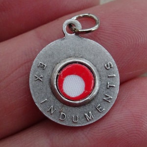 Religiöse katholische versilberte Schrein Medaille Anhänger Charme Medaillon mit der Reliquie des Heiligen Jude Jude Thaddaee Thadee. ( 18 )