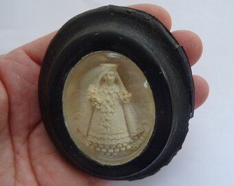 Religious Antique French Copper Reliquary Shrine Relic Meerschaum of ...