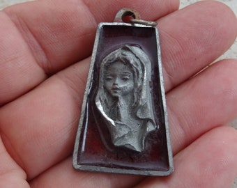 Catholic Religious Enamel Medals Charms Pendants Holy Painting 40mm 10Pcs