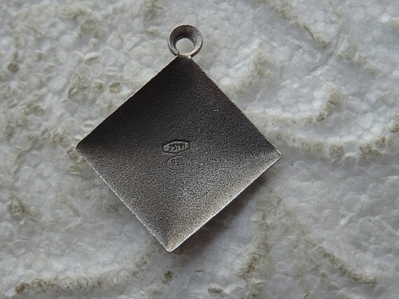 Vintage silver ( MARKED ) Zodiac constellation me… - image 7