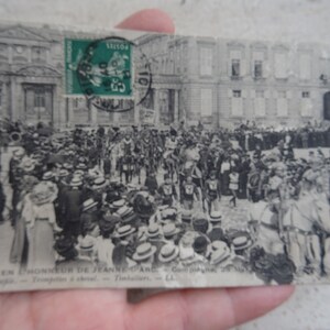 El francés antiguo usó postal postal postal de la fiesta en honnor de Jeanne d'Arc Joan of Arc en 1911 recuerdo de Compiegne. ( 7 )