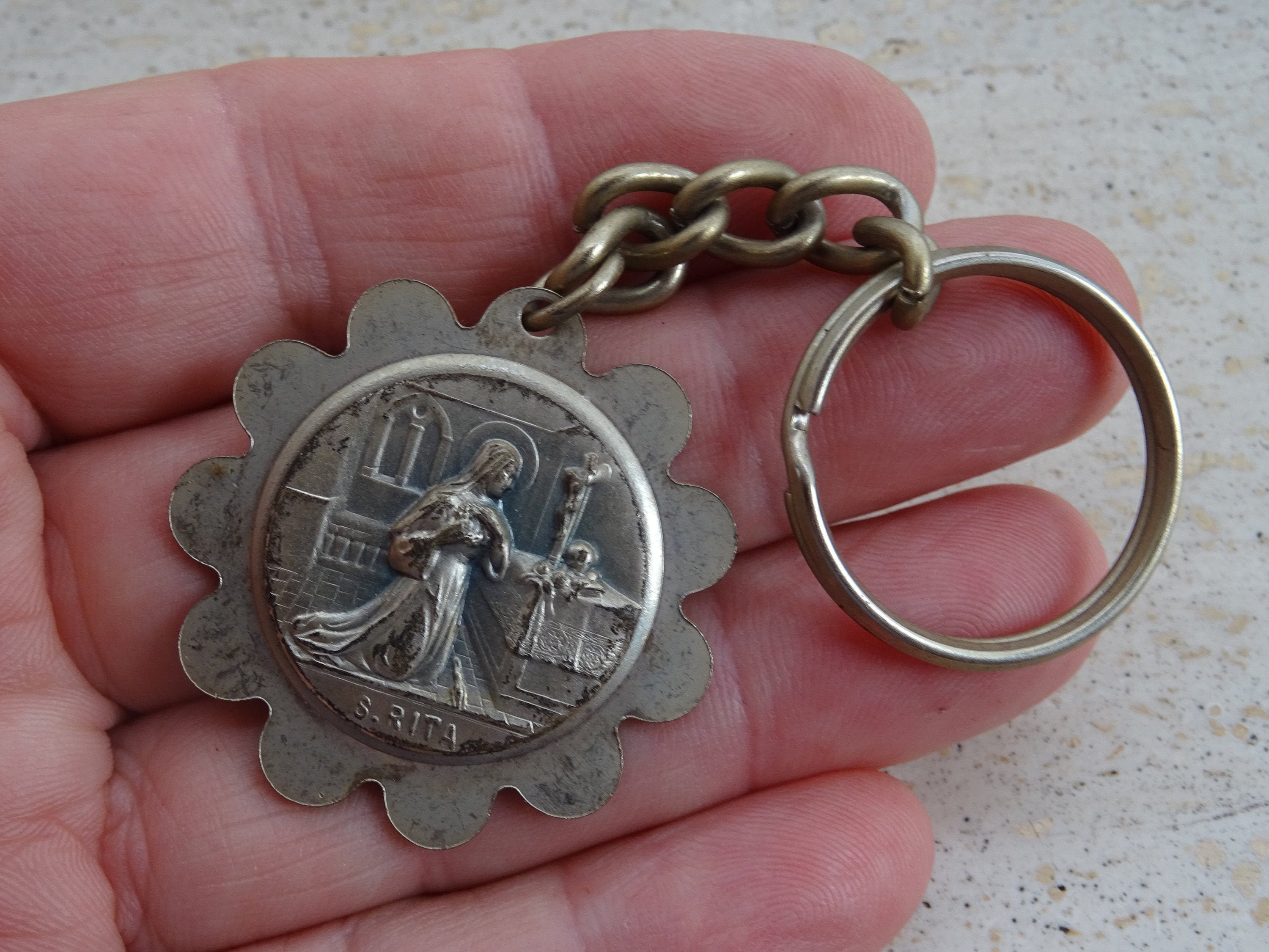 Portachiavi-Medaglia di San Giuseppe 3 - Ricordini Religiosi