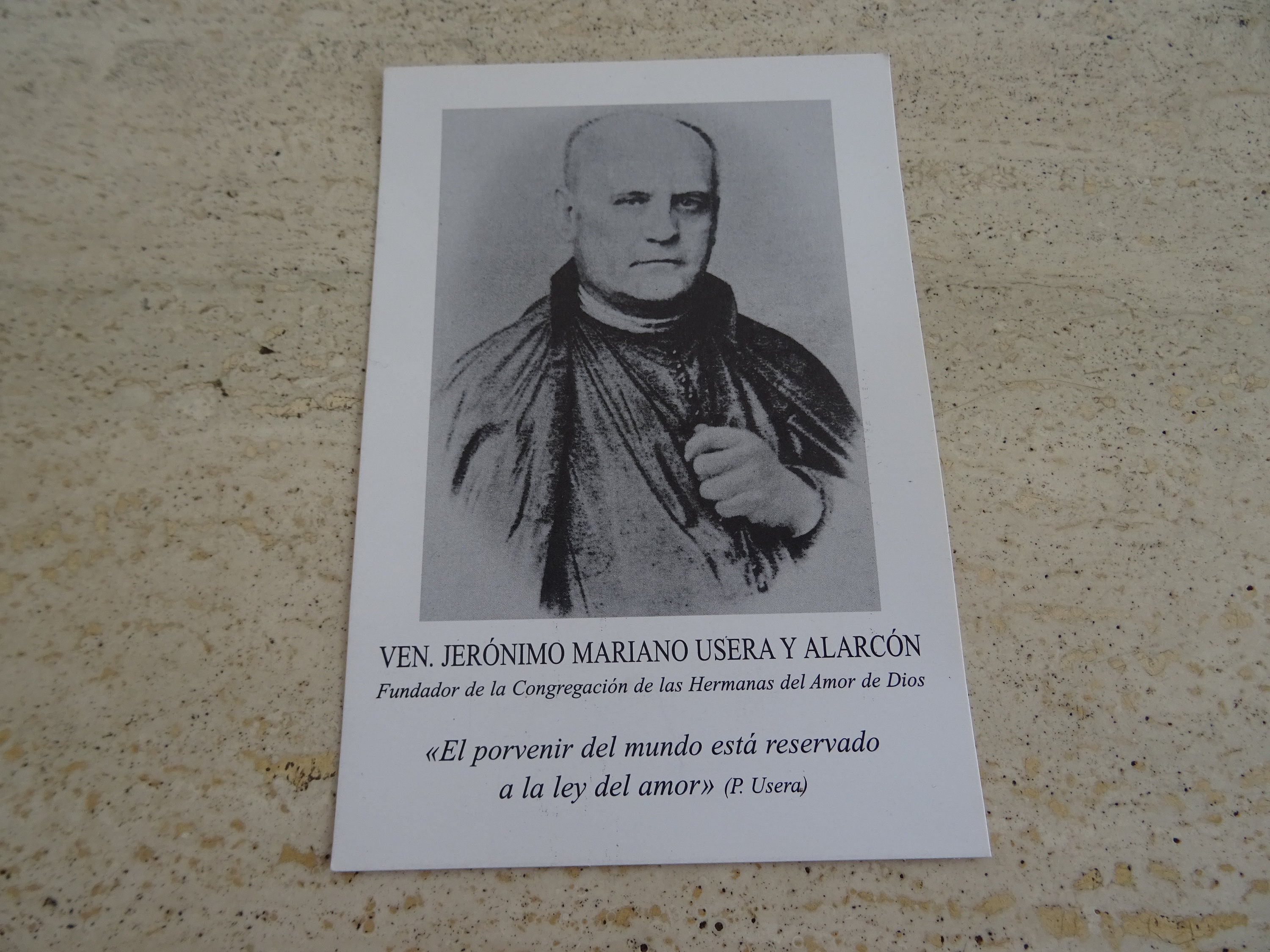 Religious Catholic Card of Saint Jeronimo Mariano Usera Y Alarcón. Z 14 ...