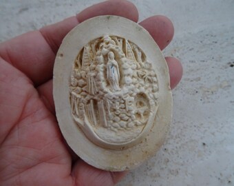 Religious Antique French Copper Reliquary Shrine Relic Meerschaum of ...