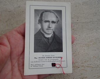 Religieus antiek kaartschrijn met relikwie van de heilige Petrus Joseph Savelberg. ( pp 12 )