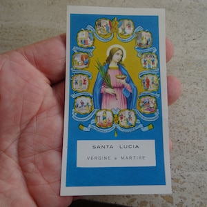Carta religiosa di Santa Lucia. (Y6)
