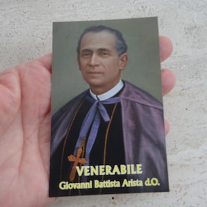 Religiöse katholische Karte mit dem seligen Johannes Battista Arista. (T 6)