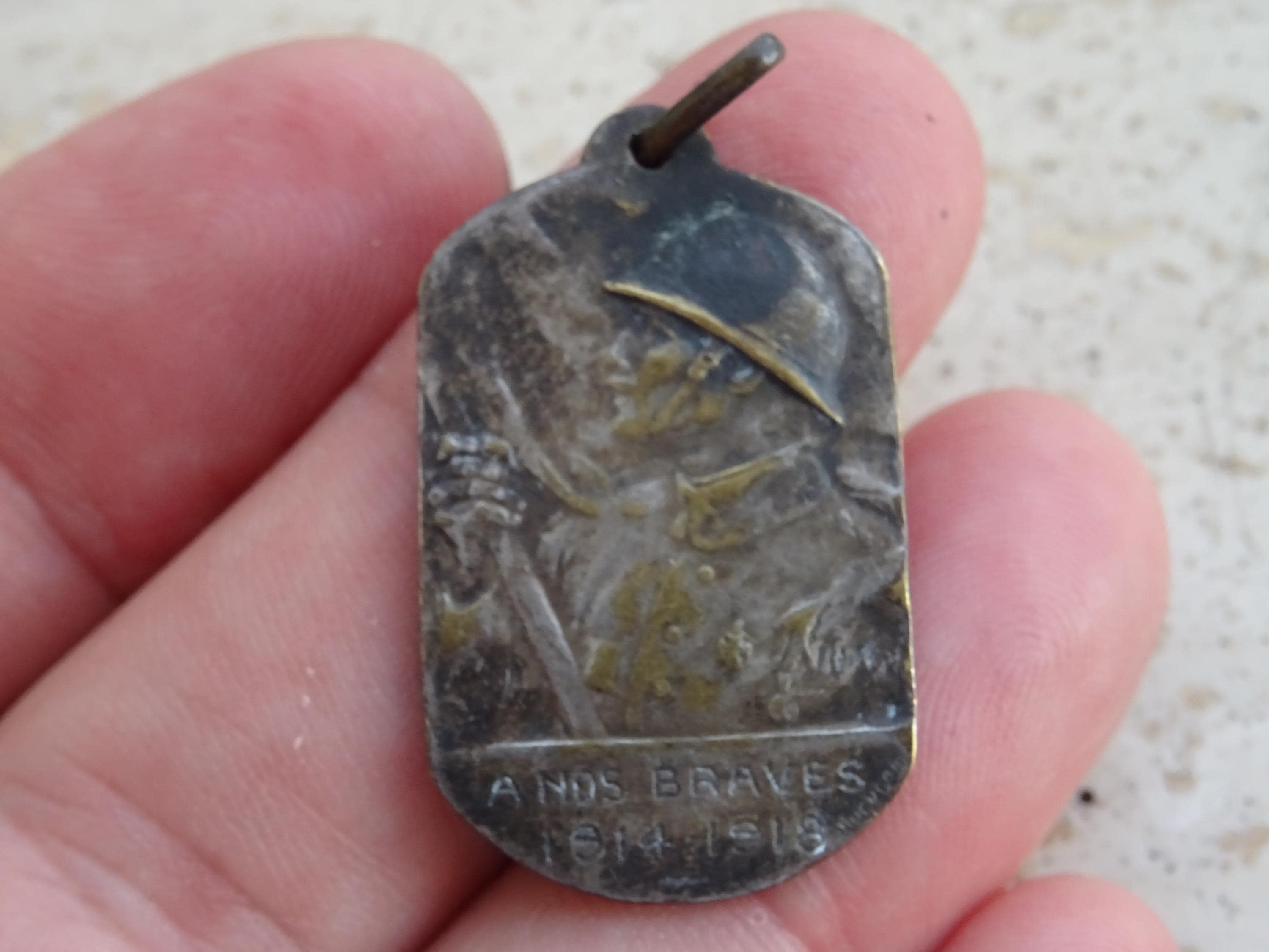 Wwi Military Pendant - Etsy