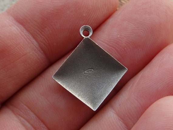 Vintage silver ( MARKED ) Zodiac constellation me… - image 3