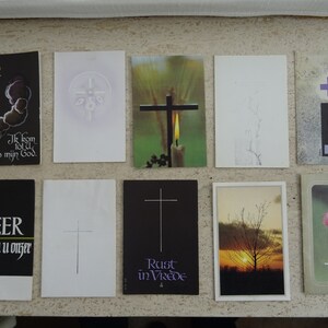 10 religiöse vintage katholische Karten Totenbilder Gebetsbilder Gebetsbilder Gebetsbilder Totenbilder. ( S3 )