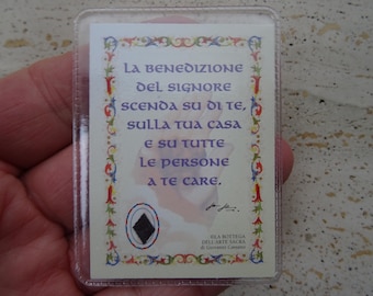 Seltener religiöser antiker katholischer Schrein mit Reliquie von italienischem Künstler Italienisch (BB41)