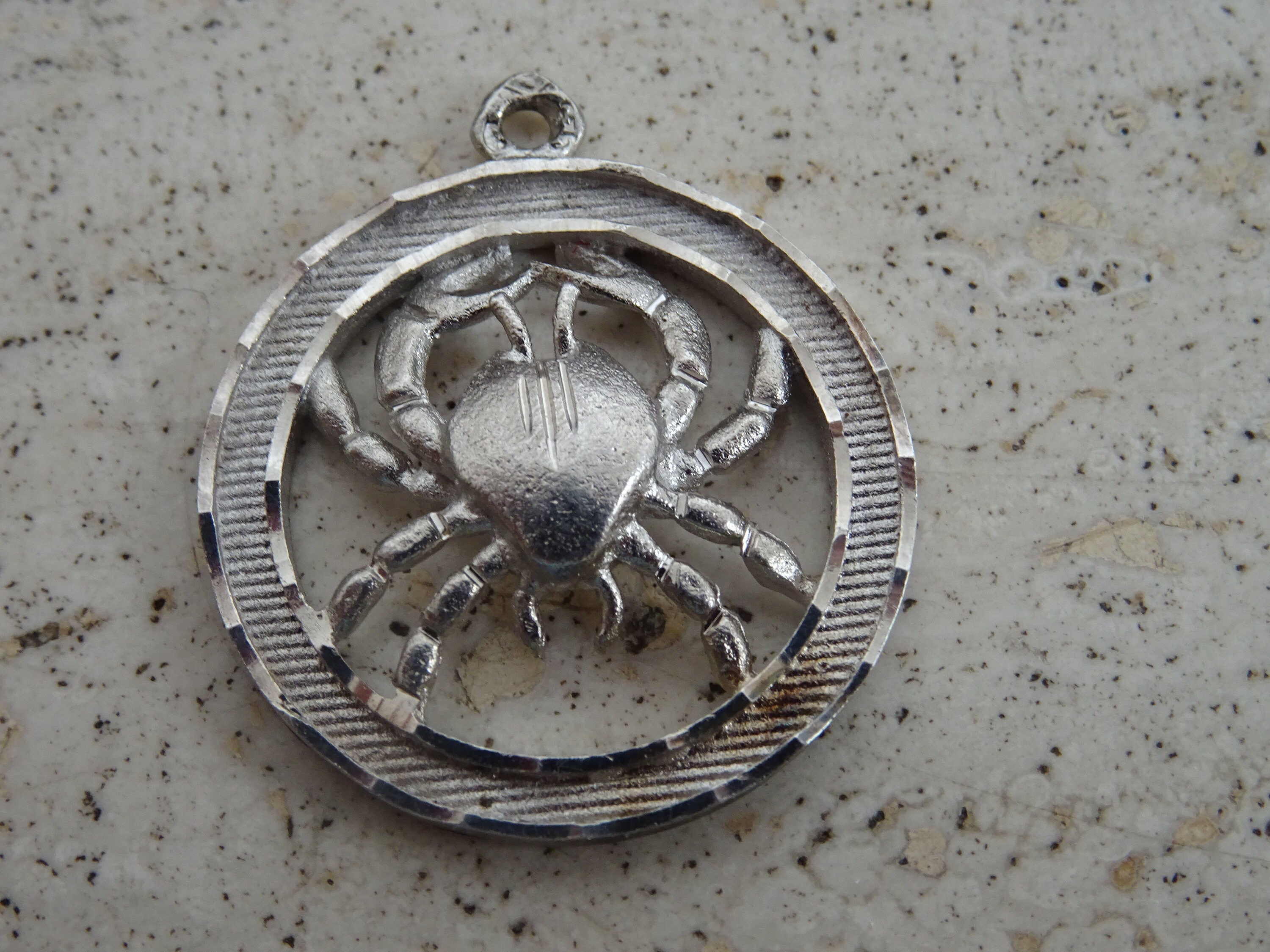Pendentif Crabe Argent doré 185LP1578AD : Compagnie des Bijoux - Bijoux fins en argent et pierres fines